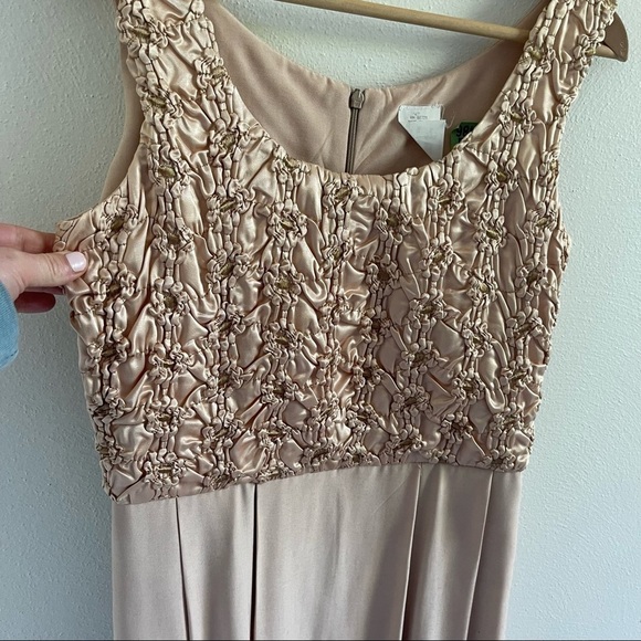 Vintage Champagne Ribbon Dress Fit and Flair Volup - Picture 5 of 14